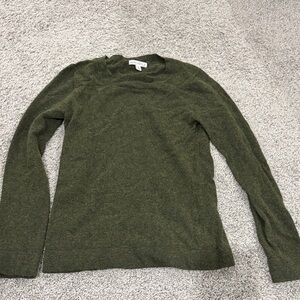J. Crew Forest Green Crew Neck Sweater